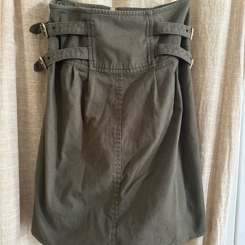 Marc Jacobs Olive Green Twill Skirt size 2